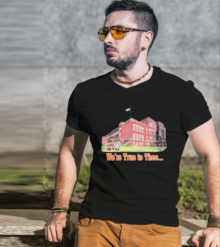 Massillon Washington High School Tiger Alumni We're True To Thee T-Shirt