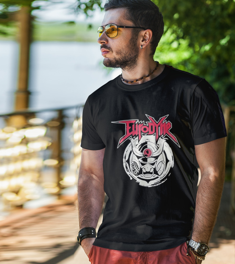 Eurodyne Samurai Cyberpunk Oni RCP77 T-Shirt
