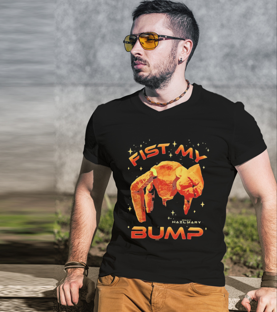 Fist My Bump Project Hail Mary Rocky Robot T-Shirt