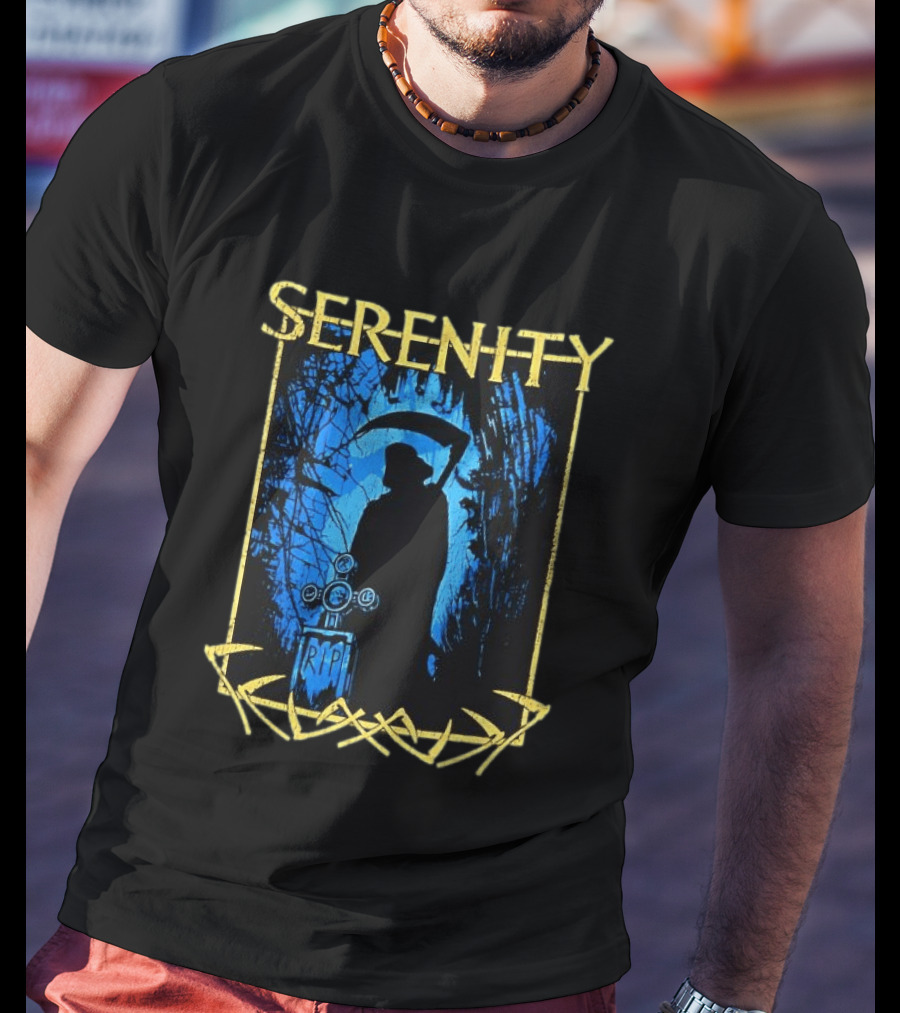 Serenity Grave Robber Reaper RIP Warren Lotas T-Shirt