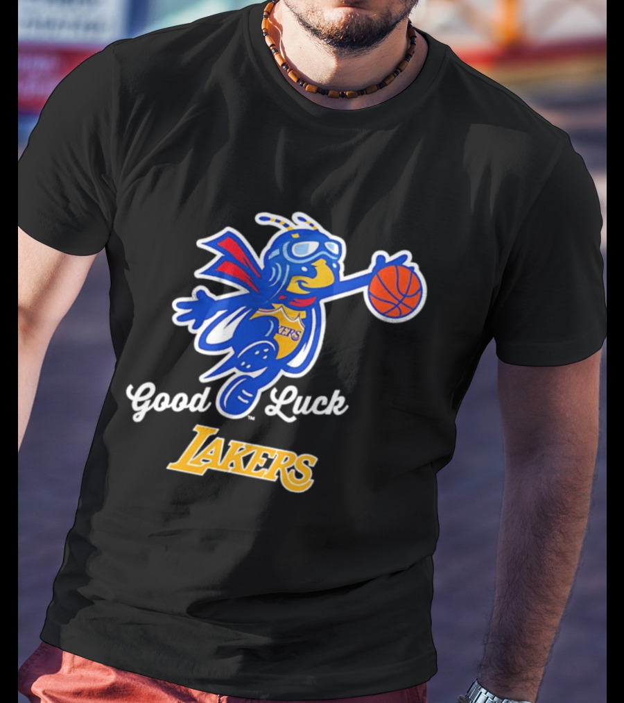 Good Luck Lakers Bee Basketball Team Spirit T-Shirt