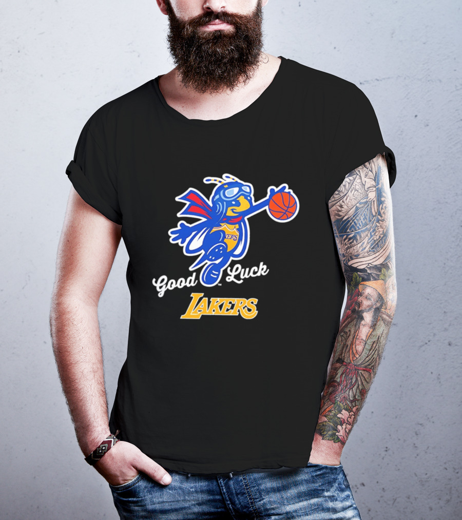 Good Luck Lakers Bee Basketball Team Spirit T-Shirt