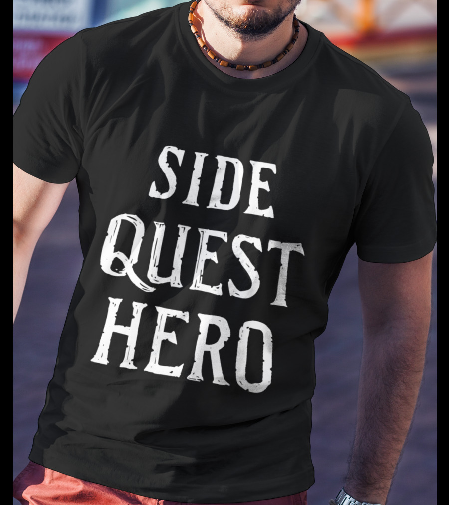 Side Quest Hero Gaming Adventure T-Shirt