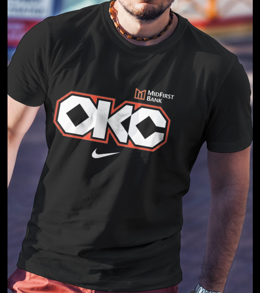OKC Thunder Shai Gilgeous Alexander Nike MidFirst Bank Collaboration T-Shirt