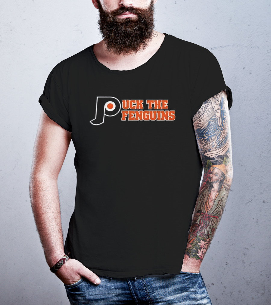 Philadelphia Flyers Puck The Fenguins T-Shirt