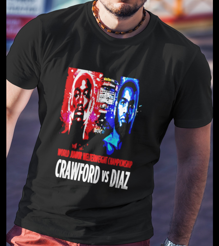 Crawford Vs Diaz World Junior Welterweight Championship Boxing T-Shirt