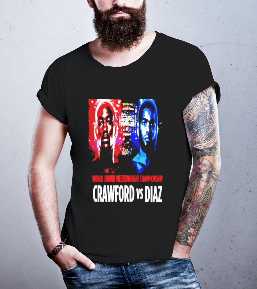 Crawford Vs Diaz World Junior Welterweight Championship Boxing T-Shirt