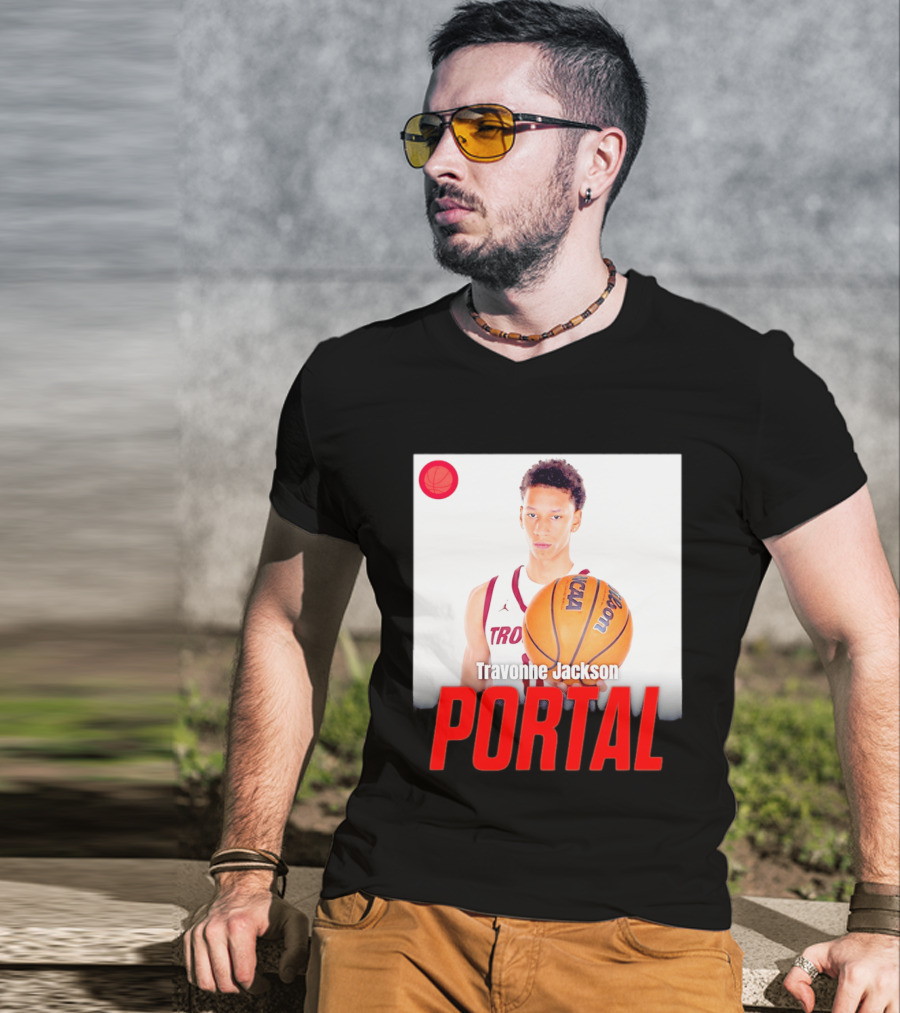 Travonne Jackson Portal NCAA Basketball T-Shirt