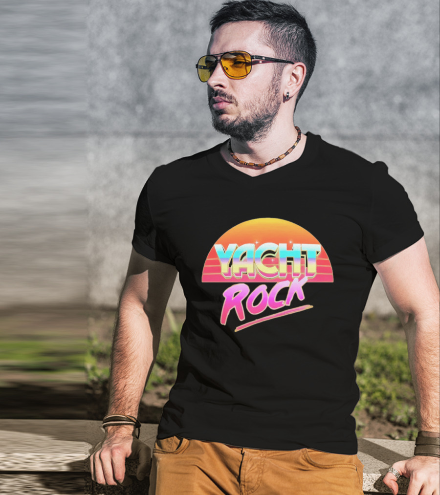 Yacht Rock Sunset Retro Vibes T-Shirt