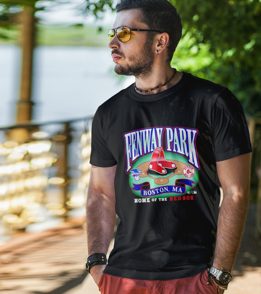 Boston Red Sox Fenway Park Boston MA Home Of The Red Sox American League 2026 T-Shirt