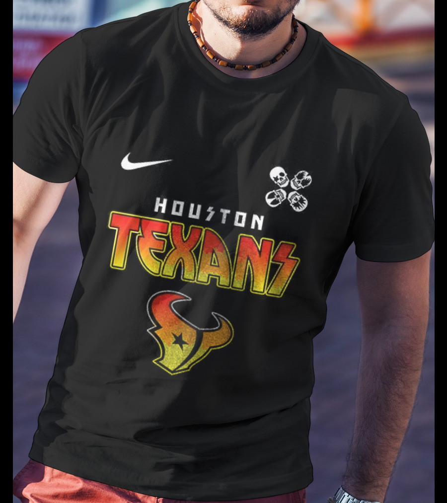 Houston Texans Rock And Roll All Nite Abbey Road Nike NFL Football Merchandising T-Shirt
