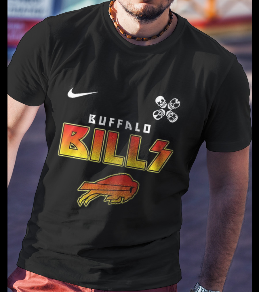 Buffalo Bills Rock And Roll All Nite Abbey Road T-Shirt