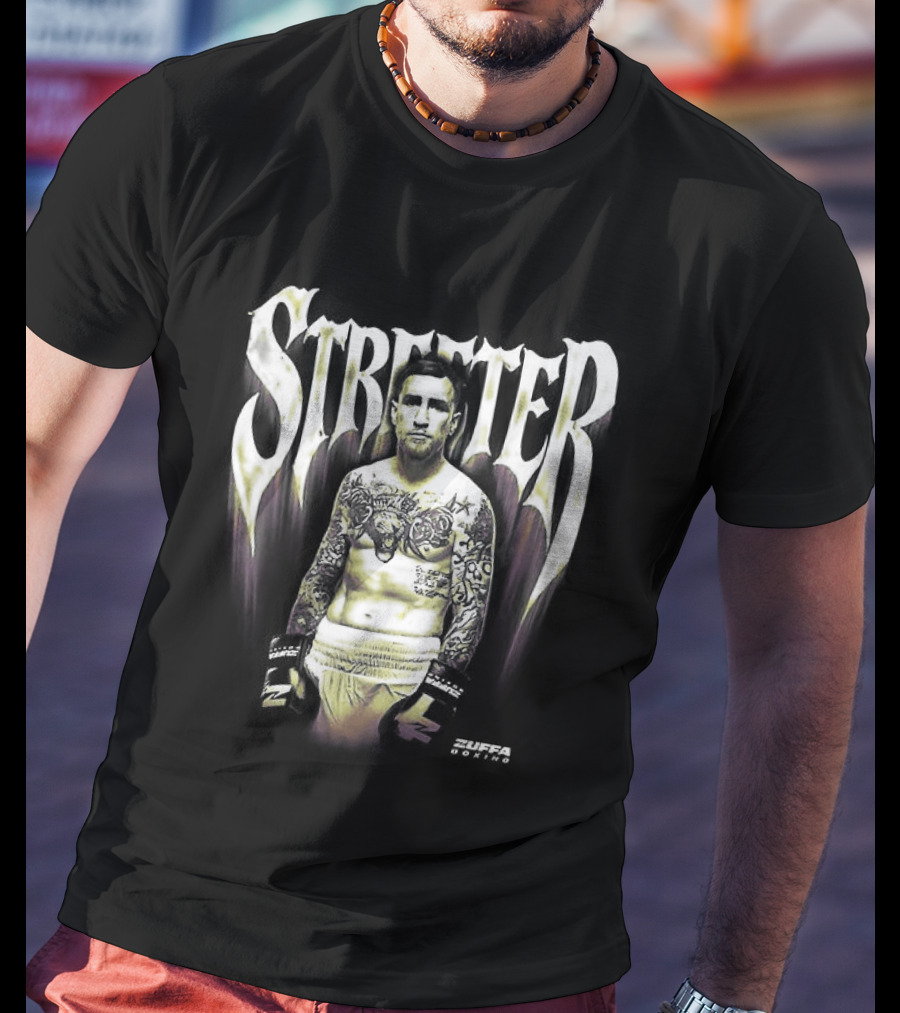 Casey Streeter Zuffa Boxing Fighter Pose Name T-Shirt
