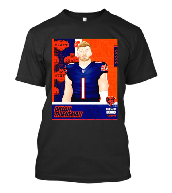 NFL 2026 Draft Chicago Bears Dillon Thieneman Oregon T-Shirt