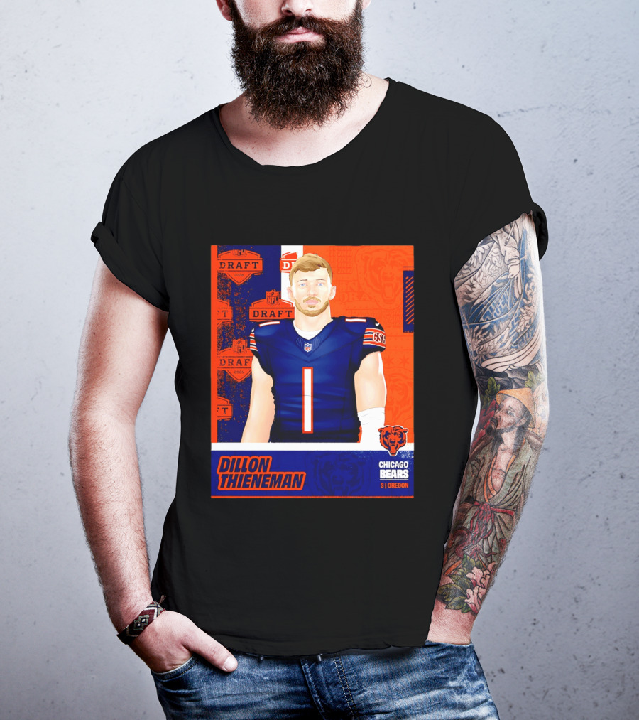 NFL 2026 Draft Chicago Bears Dillon Thieneman Oregon T-Shirt