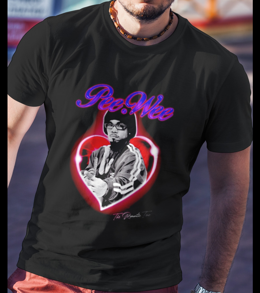 Pee Wee Heart Tour 2026 Anderson Paak Live Performance T-Shirt