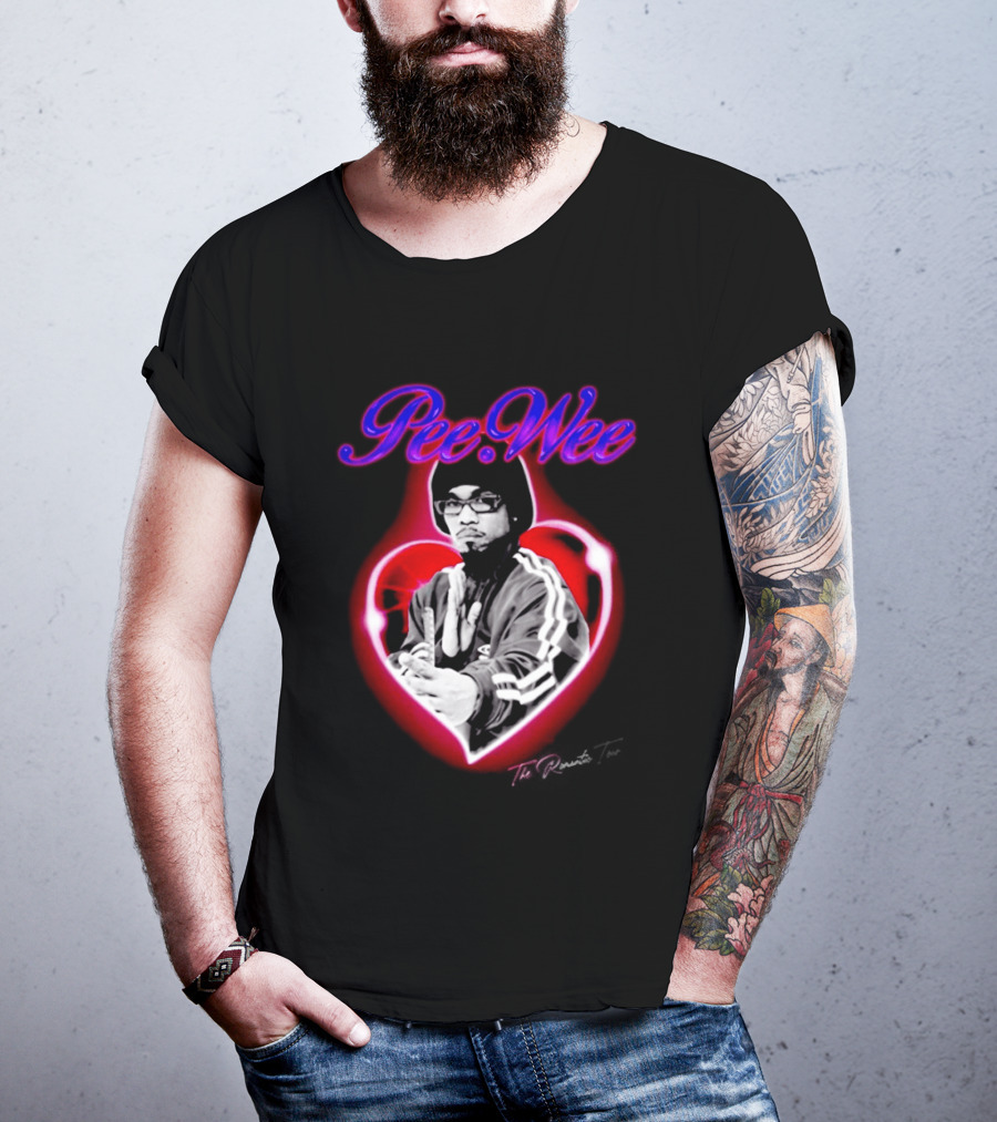 Pee Wee Heart Tour 2026 Anderson Paak Live Performance T-Shirt