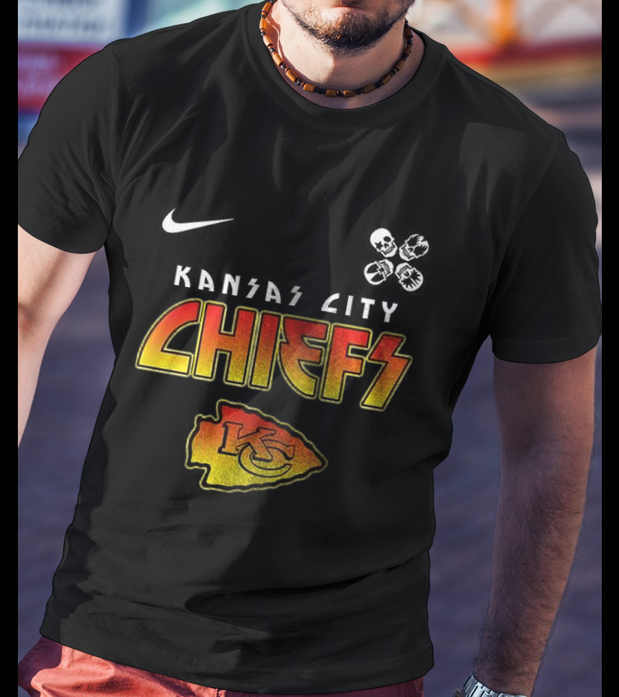 Kansas City Chiefs Rock And Roll All Nite Abbey Road T-Shirt