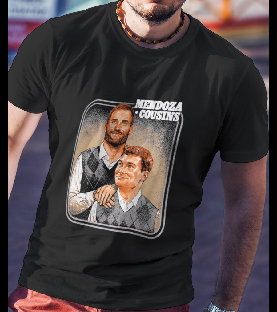 Mendoza Cousins Duo Sweater Vest Pairing T-Shirt