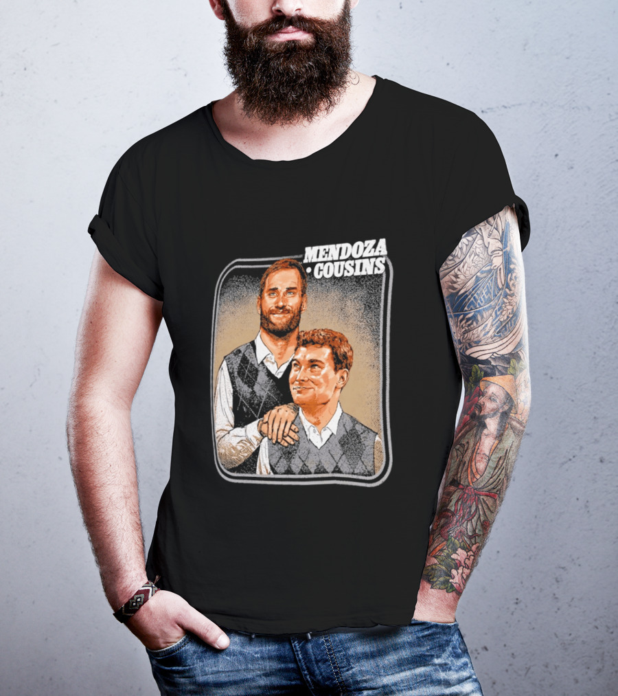 Mendoza Cousins Duo Sweater Vest Pairing T-Shirt