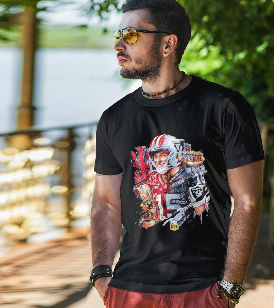 Las Vegas Raiders Welcome Fernando Mendoza Indiana Hoosiers NFL Raiders Football T-Shirt