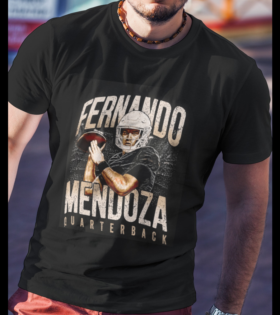 Fernando Mendoza Las Vegas Raiders Quarterback 2026 Draft T-Shirt
