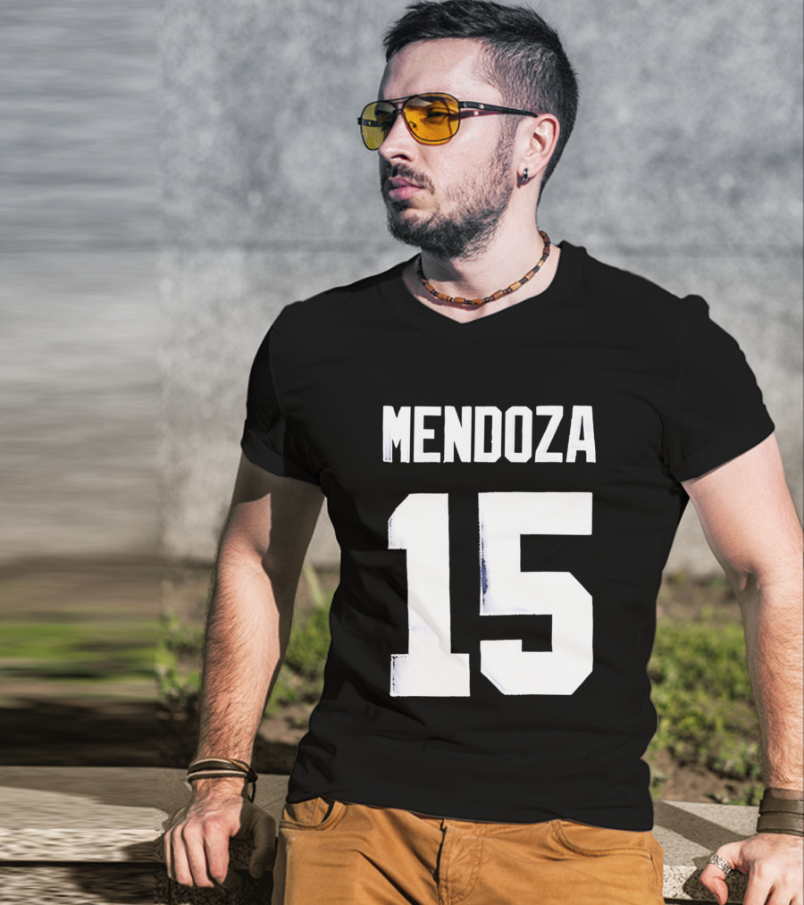 Mendoza 15 Las Vegas Raiders T-Shirt