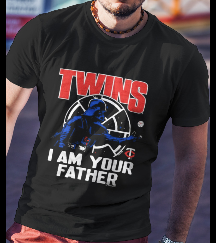 Star Wars Twins I Am Your Father Baseball T-Shirt