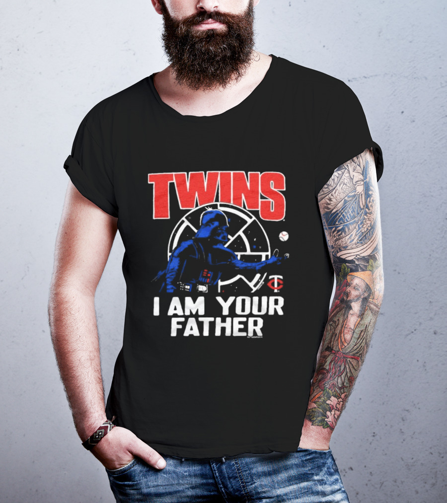 Star Wars Twins I Am Your Father Baseball T-Shirt