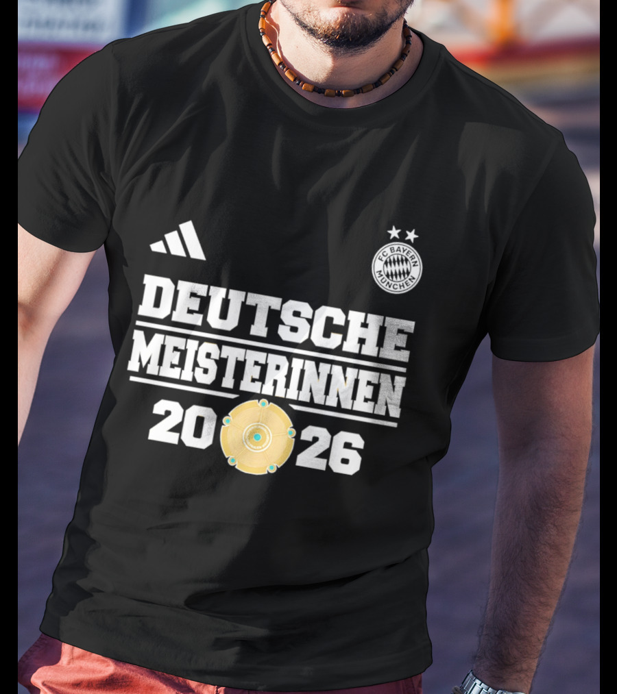FC Bayern Munich Deutsche Meisterinnen 2026 T-Shirt