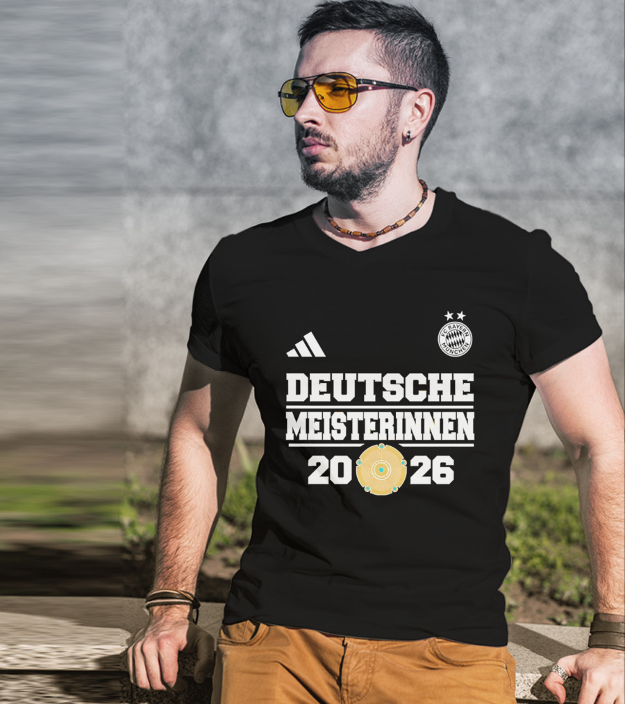 FC Bayern Munich Deutsche Meisterinnen 2026 T-Shirt
