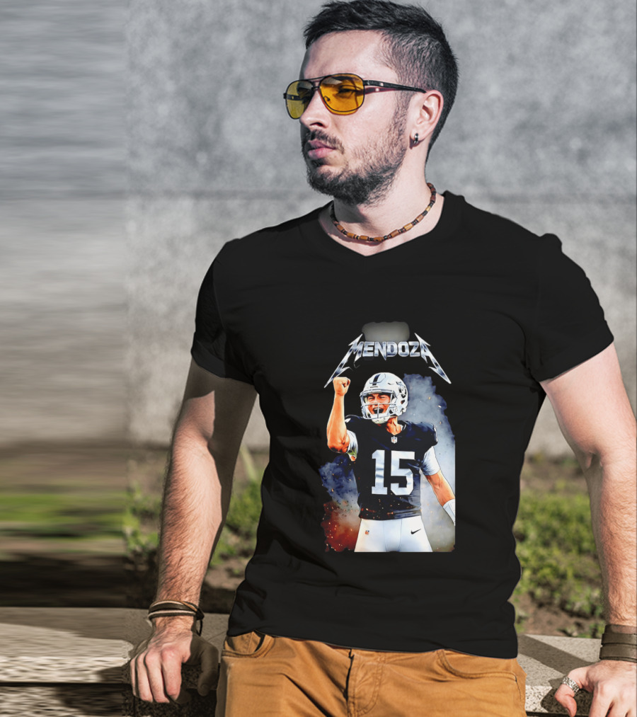 Mendoza Las Vegas Raiders 2026 Draft Fan Gear T-Shirt