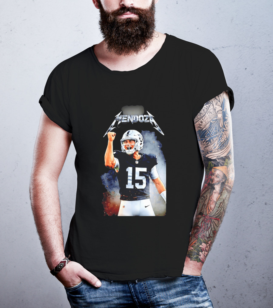 Mendoza Las Vegas Raiders 2026 Draft Fan Gear T-Shirt