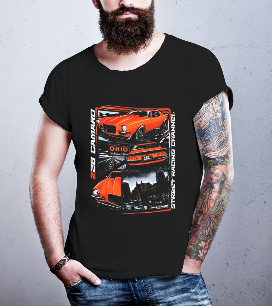Ohio Welcome Z28 Camaro Street Racing Channel SRL T-Shirt
