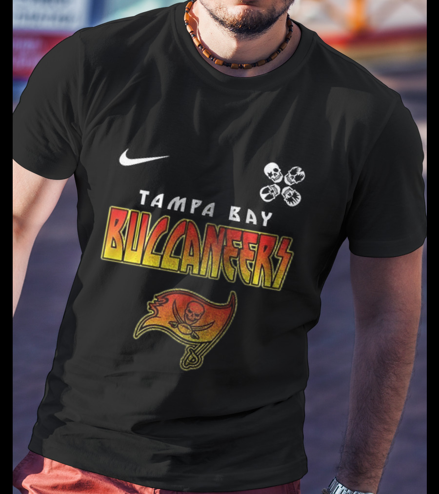 Tampa Bay Buccaneers Rock And Roll All Nite Abbey Road T-Shirt