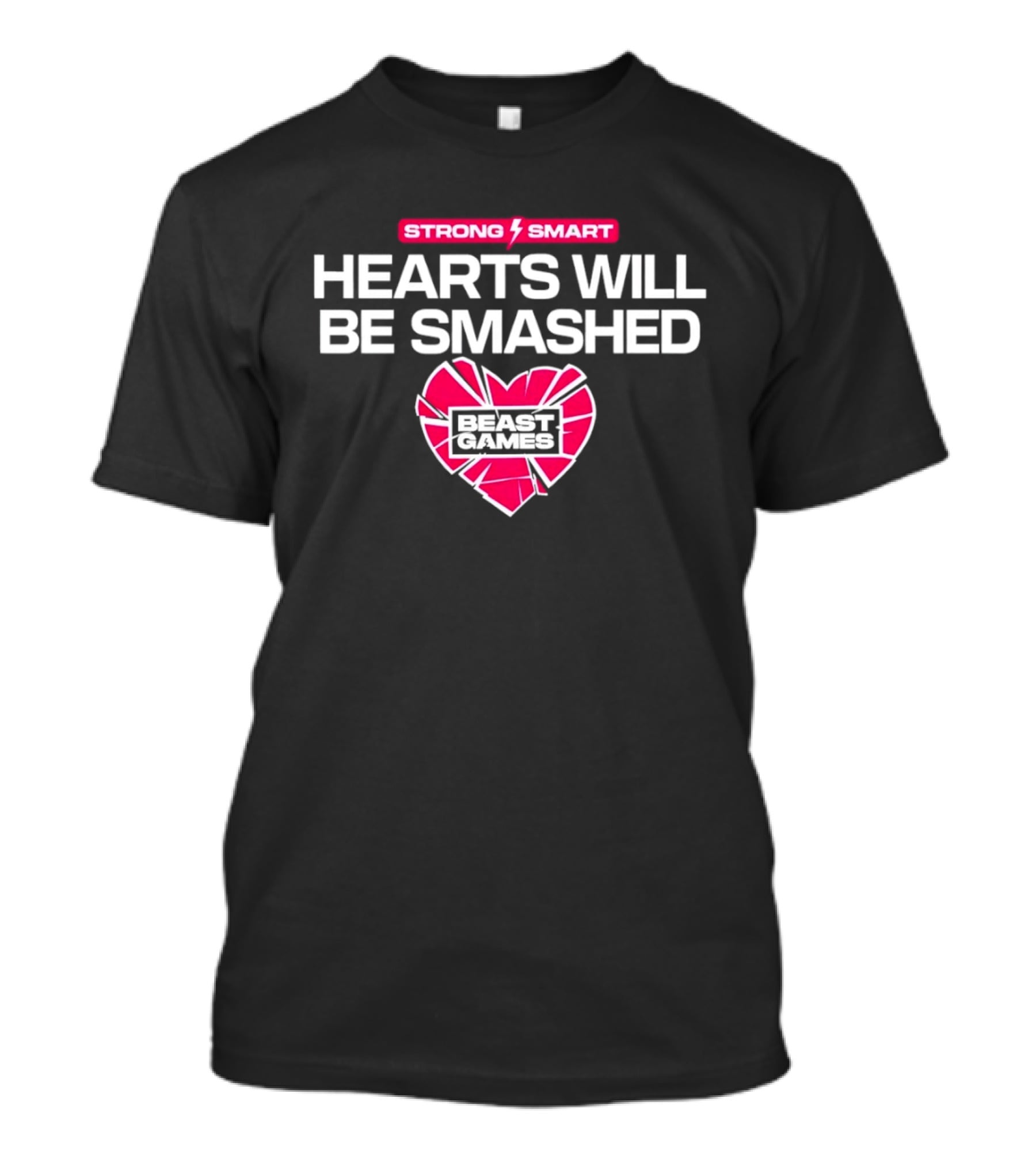 Mrbeast Games Hearts Will Be Smashed Strong Smart T-Shirt