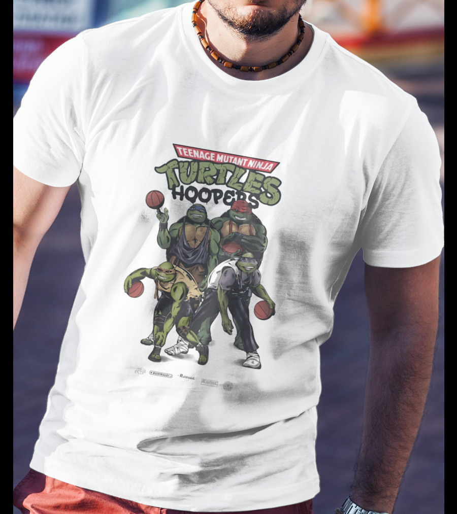 Teenage Mutant Ninja Turtles Hoopers Basketball Crossover New York Knicks T-Shirt
