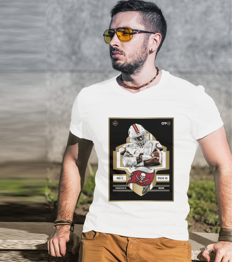 Rueben Bain Jr Miami 2026 Draft Tampa Bay Buccaneers Pick 15 T-Shirt