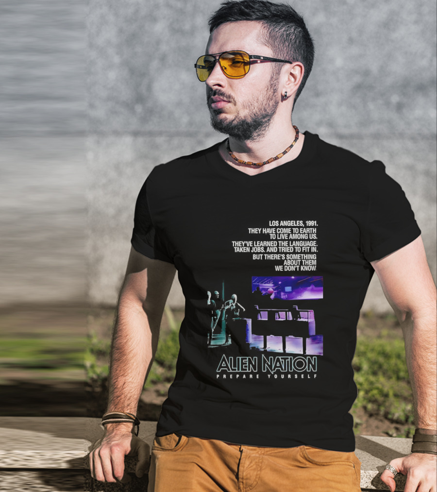 Alien Nation Prepare Yourself Sci Fi Movie Los Angeles 1991 T-Shirt