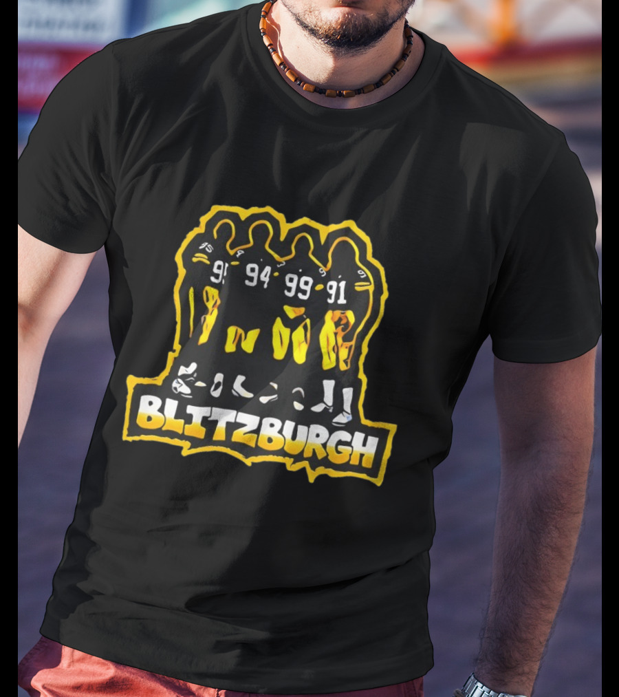 Pittsburgh Steelers Blitzburgh 95 94 99 91 T-Shirt