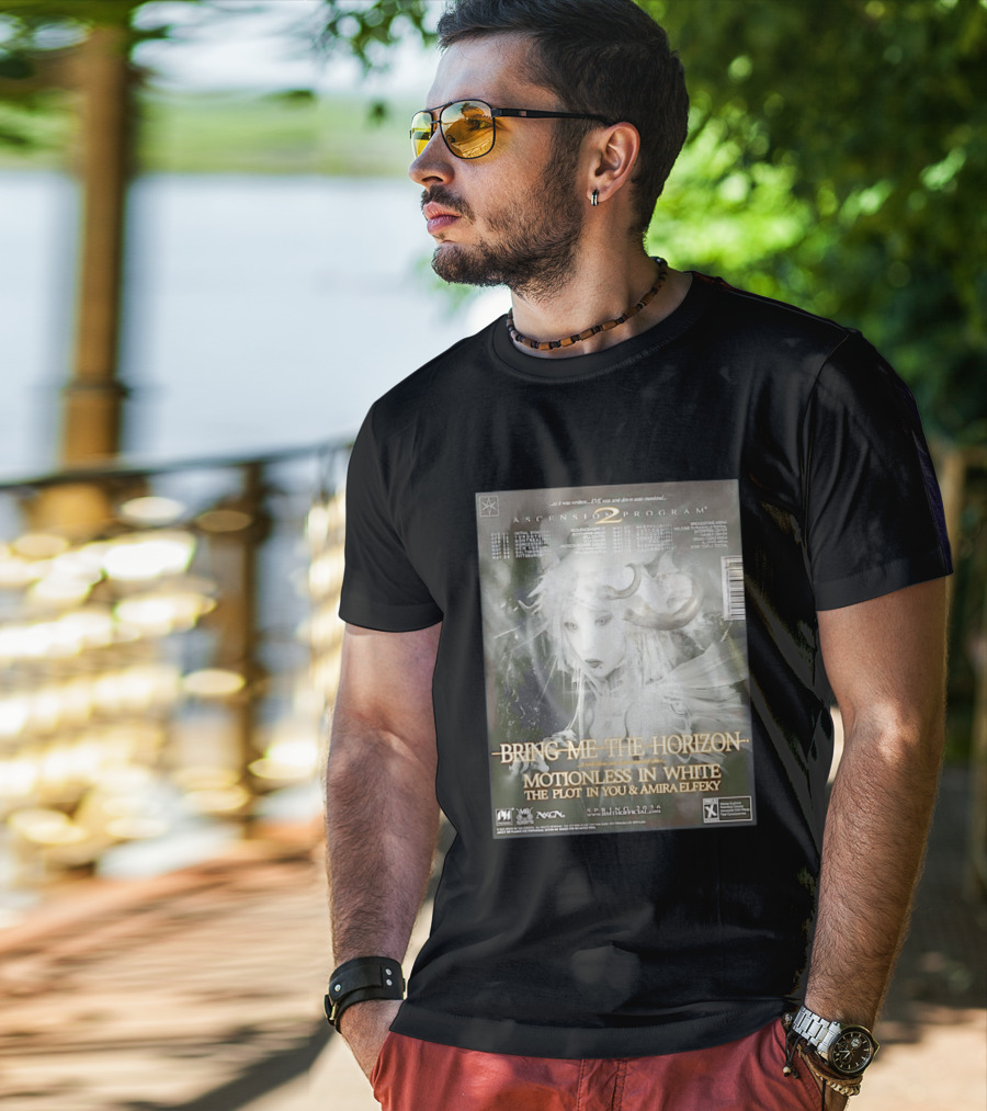 Bring Me The Horizon Ascension Program 2026 North America Tour Motionless In White The Plot In You Amira Elfeky Spring Dates T-Shirt