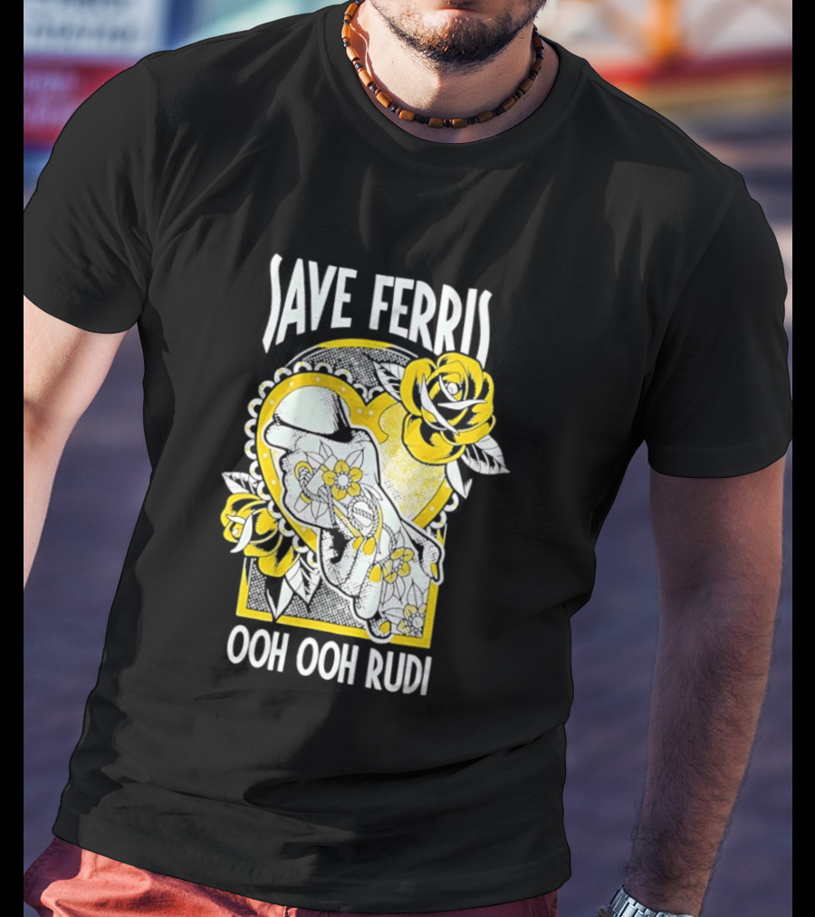Save Ferris Ooh Ooh Rudi Rose T-Shirt