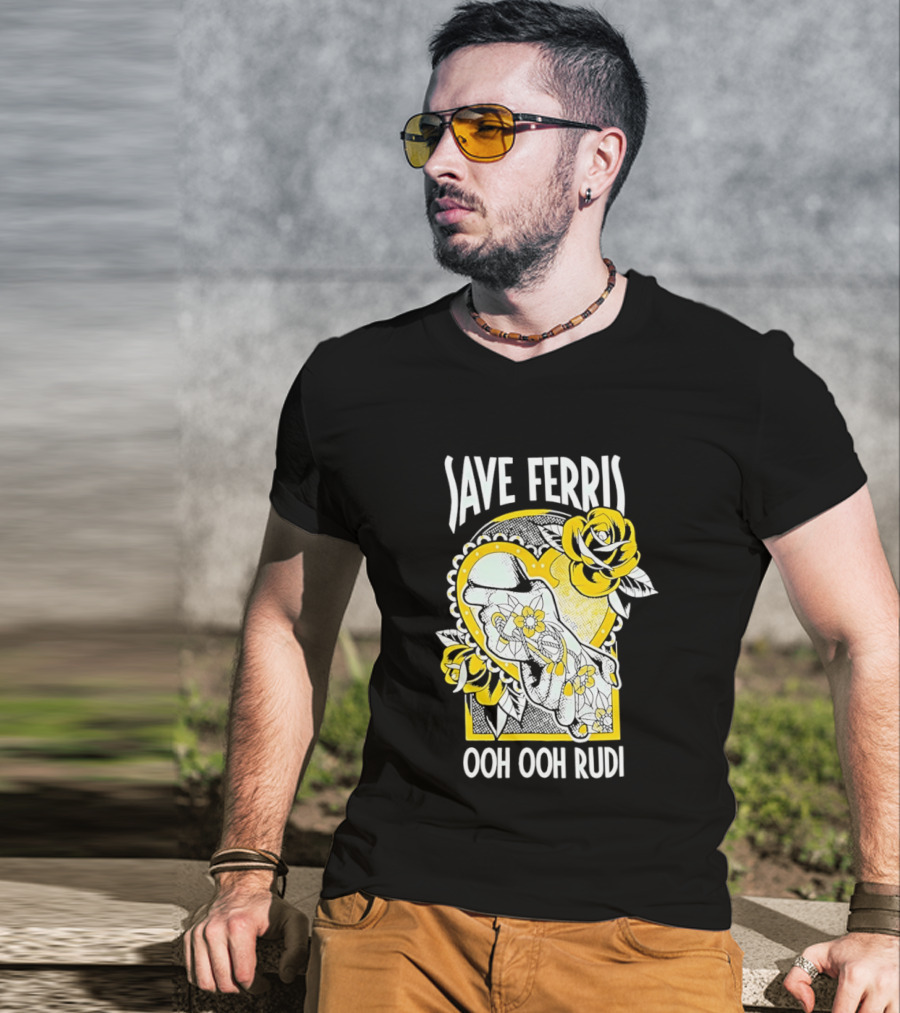 Save Ferris Ooh Ooh Rudi Rose T-Shirt