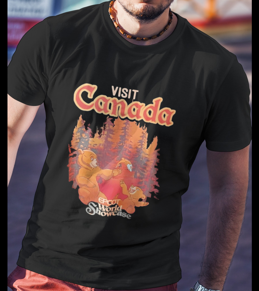 Visit Canada Kenai And Koda Epcot World Showcase T-Shirt