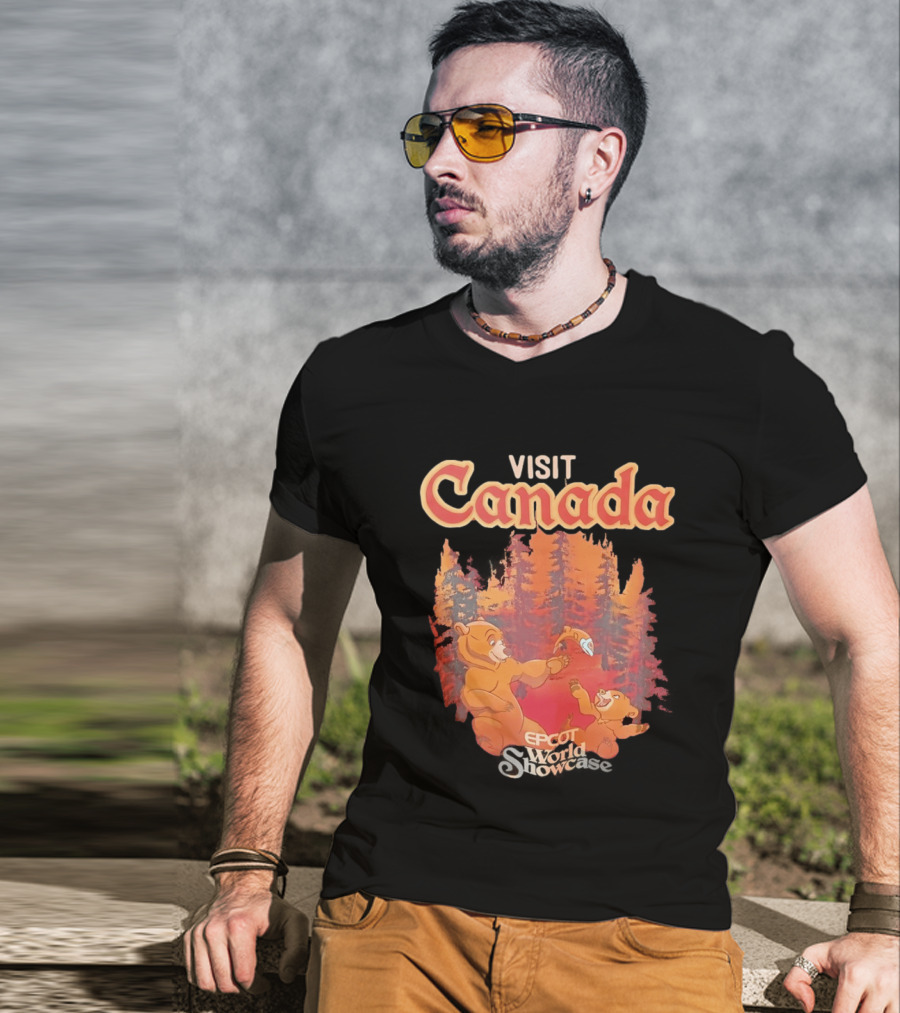 Visit Canada Kenai And Koda Epcot World Showcase T-Shirt