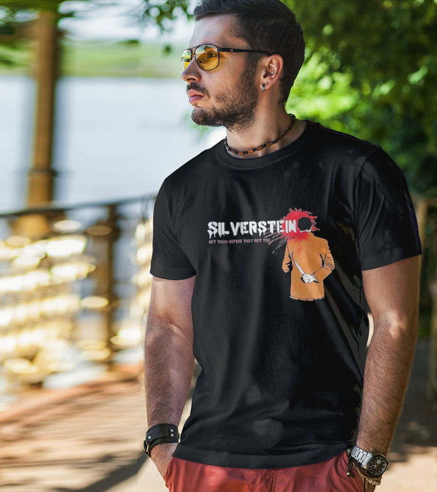 Silverstein Get Them Before They Get You Knife And Bloodstain T-Shirt