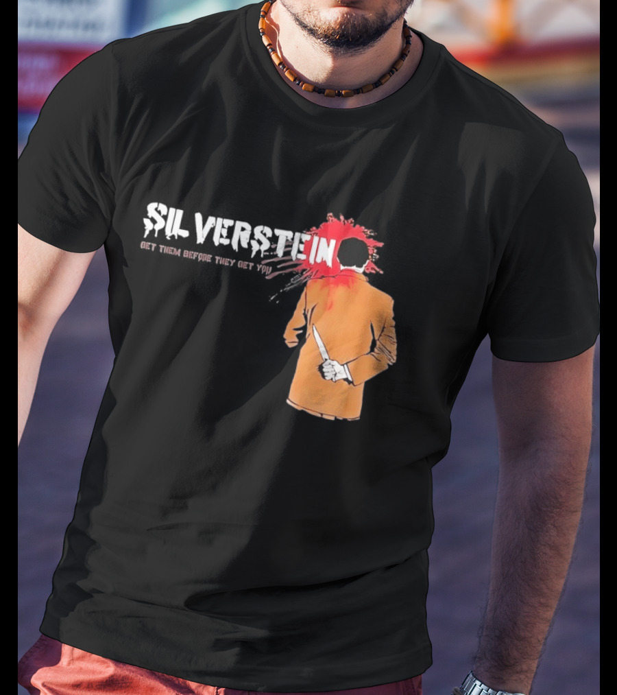 Silverstein Get Them Before They Get You Knife And Bloodstain T-Shirt