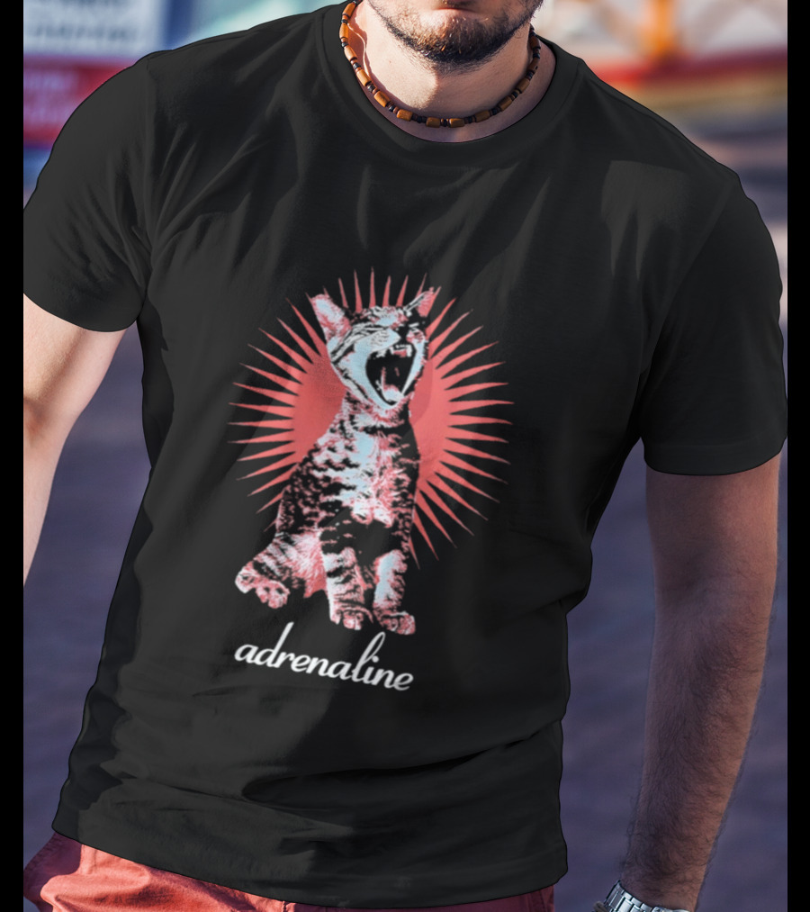Adrenaline Deftone Cat Sunburst T-Shirt