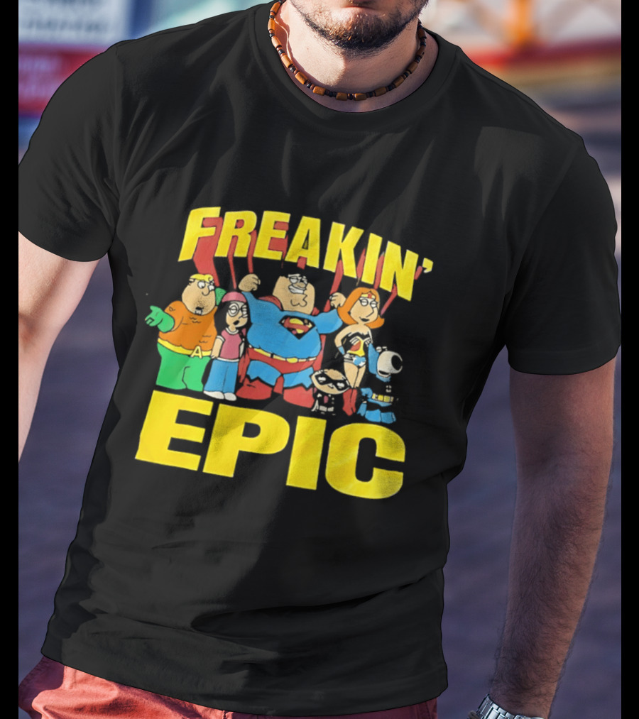 Family Guy Super Friends Freakin' Epic DC Comics Spoof T-Shirt