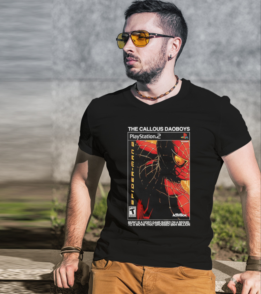 The Callous Daoboys PlayStation Spider Man 2 Activision Video Game Sequel T-Shirt